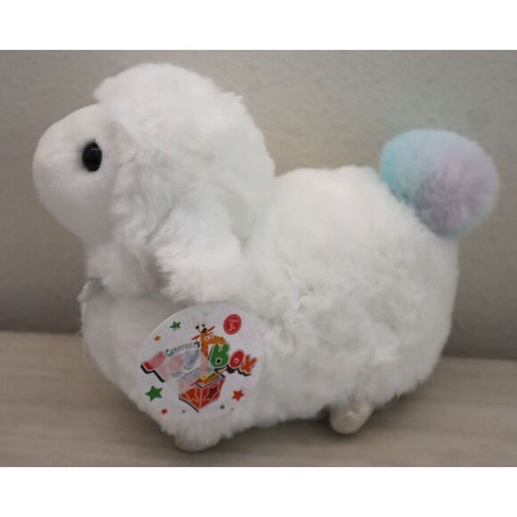 Geoffrey's Toy Box 9" Glam Lamb & 6" Polar Bear w/Hat Plush-Ultra-Soft Toys - Picture 13 of 16